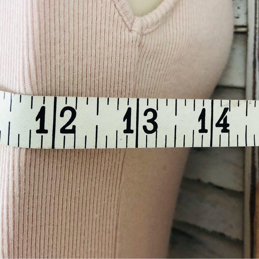 Loft Soft Pink Blush Sleeveless Tank Top Embellished Feminine Scoop Neck - Picture 11 of 16